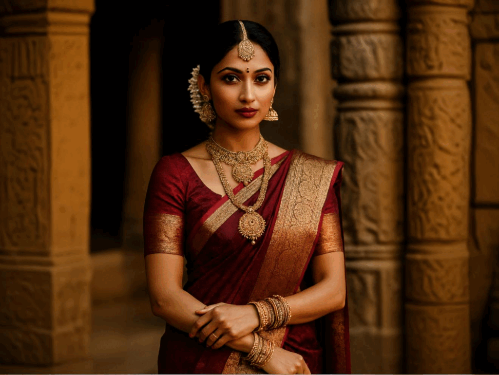 traditional elegance saree