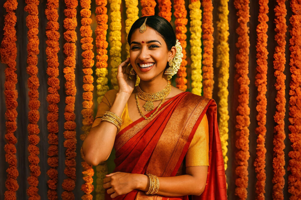 festive vibe indian saree